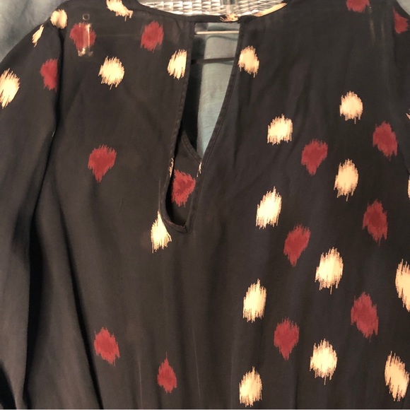 Parker silk keyhole shirtdress. Size small - Picture 8 of 11